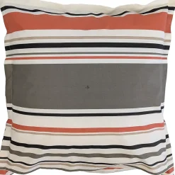 Linnea Taie d'oreiller 65x65 cm coton HUGO beige/corail