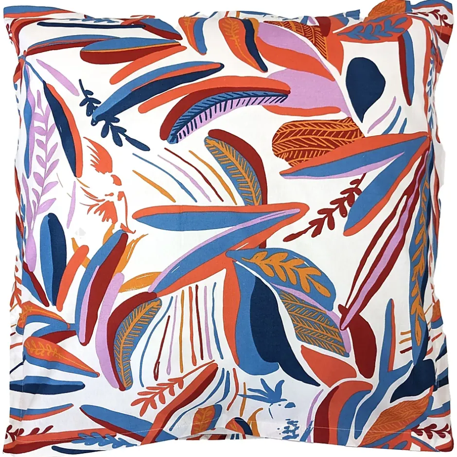 Linnea Taie d'oreiller 65x65 cm coton PERROQUET multicolore Salsa Clearance