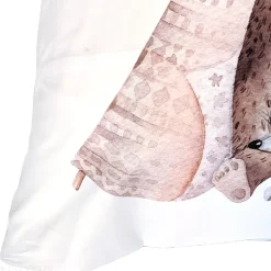 Linnea Taie d'oreiller 65x65 cm en 100% percale de coton TIPI blanc