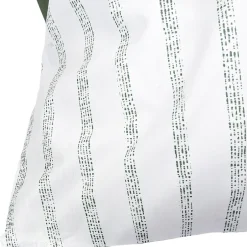 Linnea Taie d'oreiller 65x65 cm percale coton GABY vert Kaki