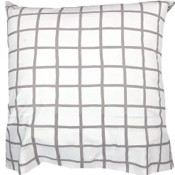 Linnea Taie d'oreiller 65x65 cm percale coton DDM MAX Gris Best