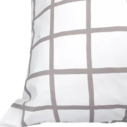 Linnea Taie d'oreiller 65x65 cm percale coton DDM MAX Gris Best