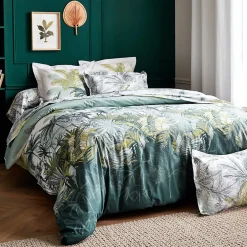 Linnea Taie d'oreiller 50x70 cm percale coton TRINIDAD mousson
