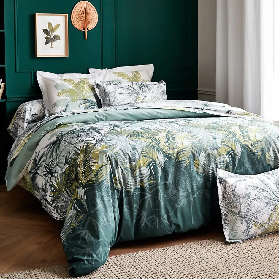 Linnea Taie d'oreiller 50x70 cm percale coton TRINIDAD mousson