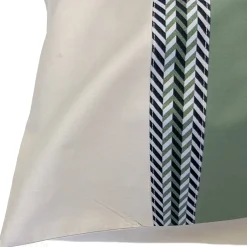 Linnea Taie d'oreiller 50x70 cm percale coton NOA vert Kaki