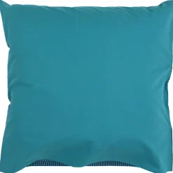 Linnea Taie d'oreiller 65x65 cm percale de coton GUSTAV vert Emeraude