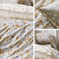 Linnea Taie d'oreiller 70x50 cm percale coton BEL AMOUR jaune