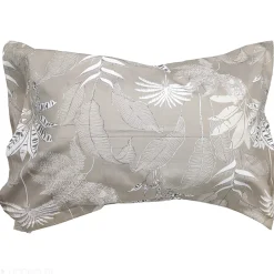 Linnea Taie d'oreiller 50x70 cm satin de coton CAYENNE beige ficelle Outlet