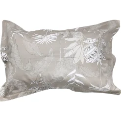 Linnea Taie d'oreiller 50x70 cm satin de coton CAYENNE beige ficelle Outlet