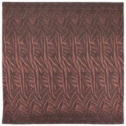 Linnea Taie d'oreiller 65x65 cm Satin de coton OPERA Marron foncé