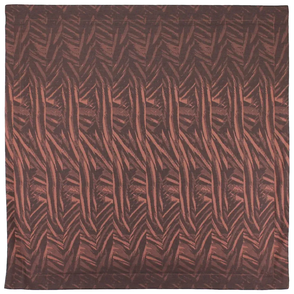 Linnea Taie d'oreiller 65x65 cm Satin de coton OPERA Marron foncé