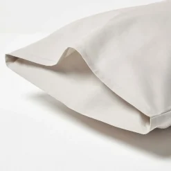 Homescapes Taies d'oreiller enfant gris 100% coton égyptien 200 fils, 40x60 cm, lot de 2 -