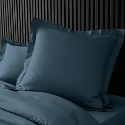 Douceur D'Intérieur Taies d'Oreiller Percale 63x63 bleu