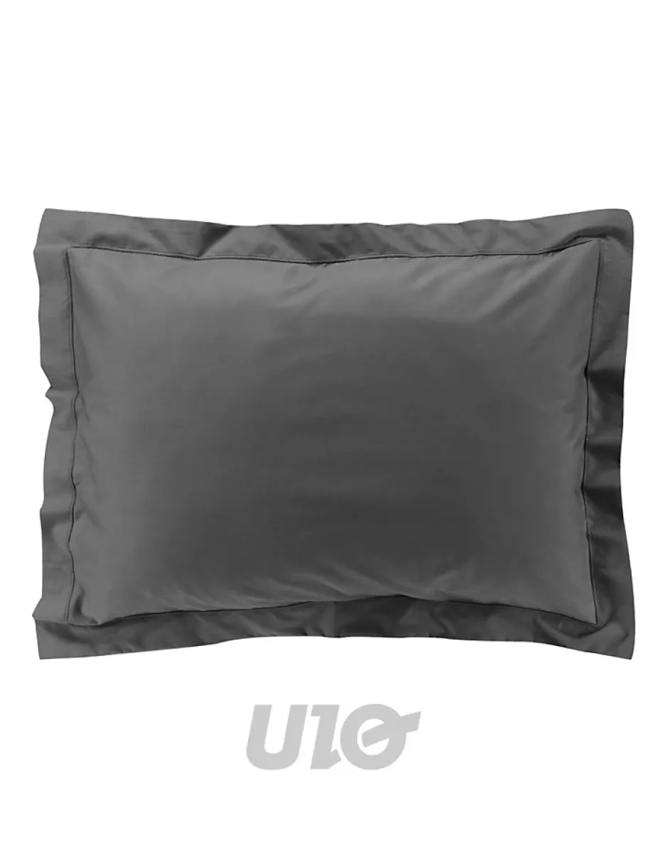 Douceur D'Intérieur Taies d'Oreiller Percale 50x70 cm anthracite Online