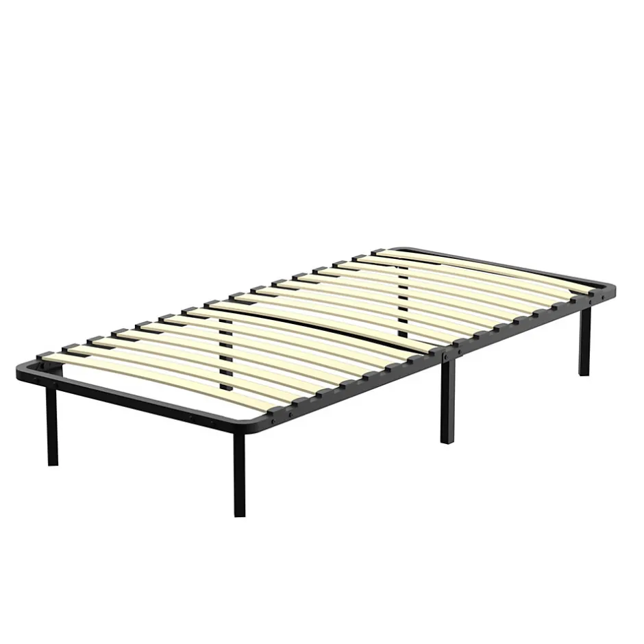 Teeno Sommier à Lattes sur Pieds-4 Pieds Inclus - Lit (90x190cm)