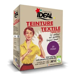 Ideal Teinture textile vintage violet Idéal 350g Outlet