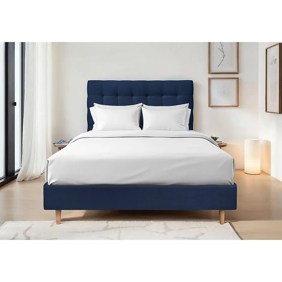 Sommeil De Plomb Tete de lit Capitonnée Velours - A poser au sol Sale
