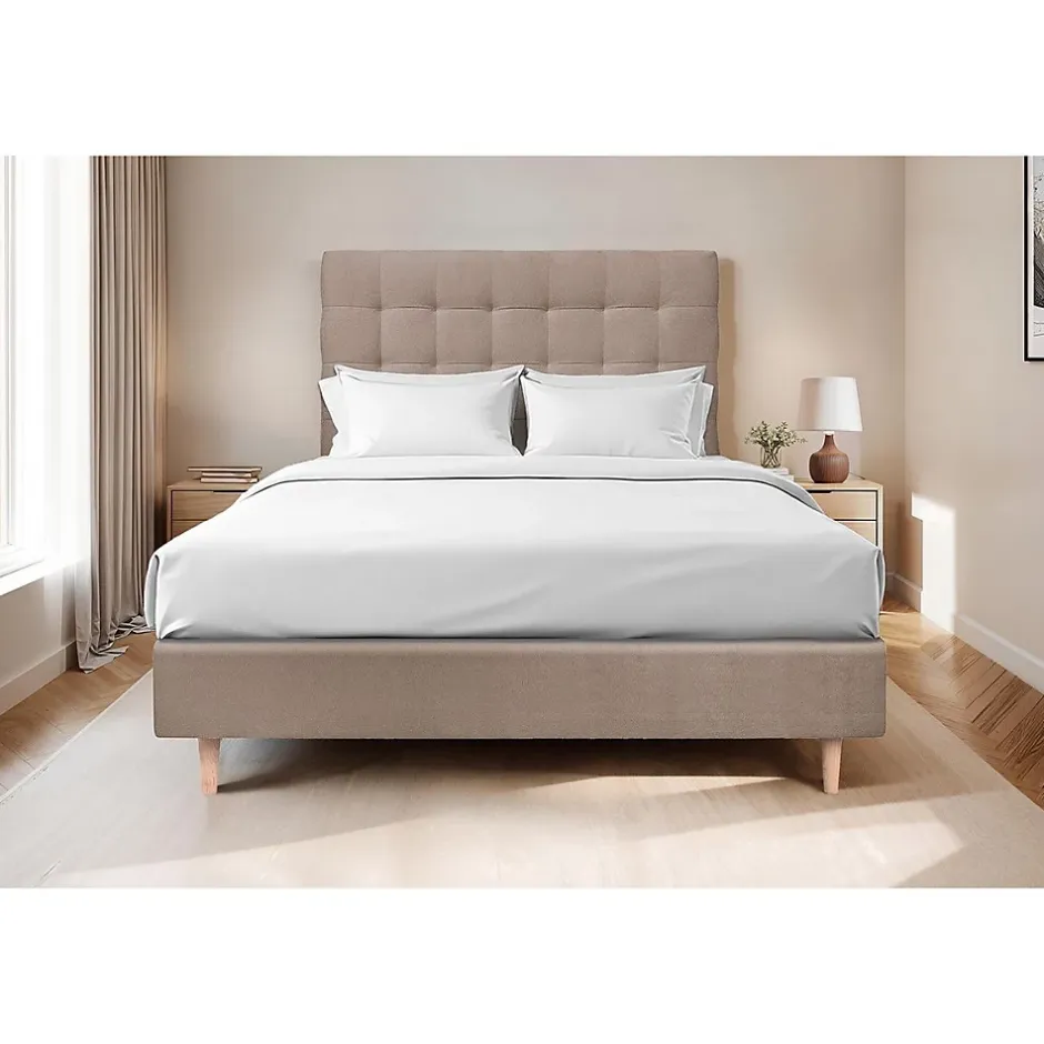 Sommeil De Plomb Tete de lit Capitonnée Velours - A poser au sol Discount