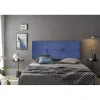 Eccox TETE DE LIT DALIA TISSU MAGNOLIA Bleu 90