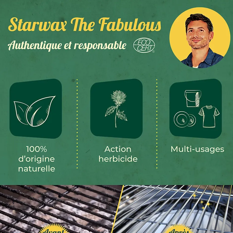 Starwax The fabulous Vinaigre 9,5° blanc 6L Outlet