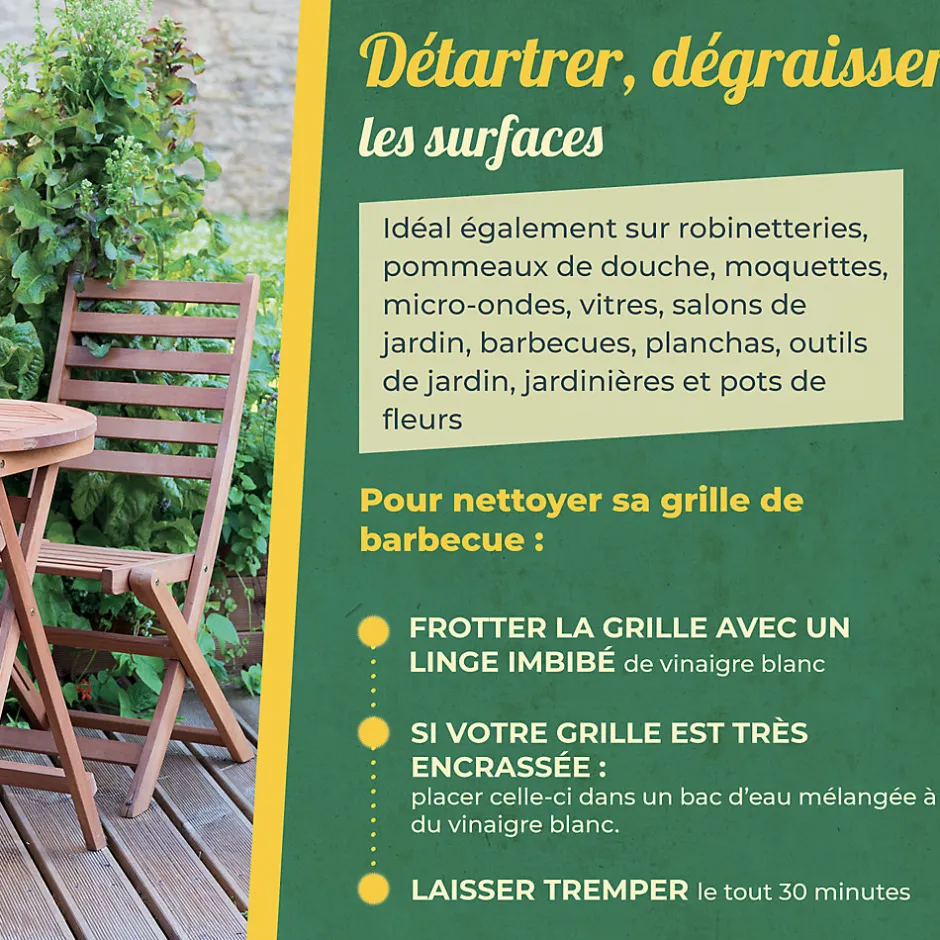 Starwax The fabulous Vinaigre blanc 9,5° 1L