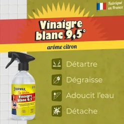 Starwax The fabulous Vinaigre blanc 9,5° parfum citron 500ml Best