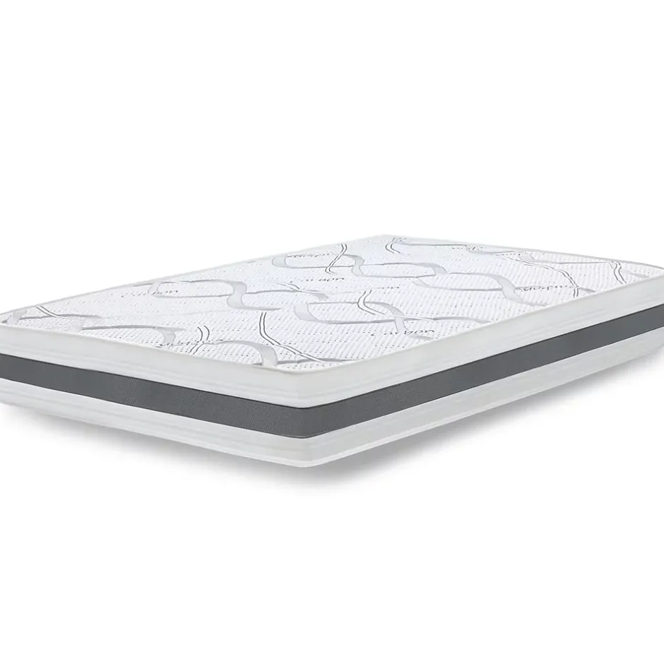 The White Stone Matelas en Mousse à Mémoire de Forme 115x185 cm Hauteur 27 cm New