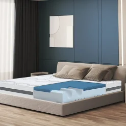 The White Stone Matelas en Mousse à Mémoire de Forme 100x200 cm Hauteur 22 cm