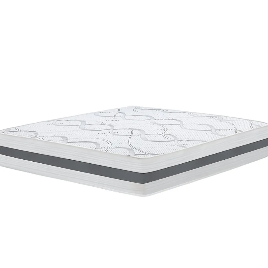 The White Stone Matelas en Mousse à Mémoire de Forme 165x210 cm Hauteur 27 cm