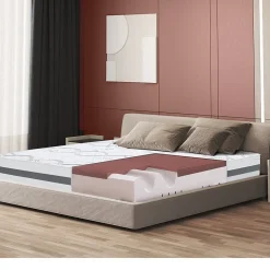 The White Stone Matelas en Mousse à Mémoire de Forme 130x170 cm Hauteur 27 cm Hot