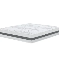 The White Stone Matelas en Mousse à Mémoire de Forme 140x190 cm Hauteur 22 cm Discount