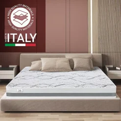 The White Stone Matelas en Mousse à Mémoire de Forme 200x220 cm Hauteur 27 cm Best