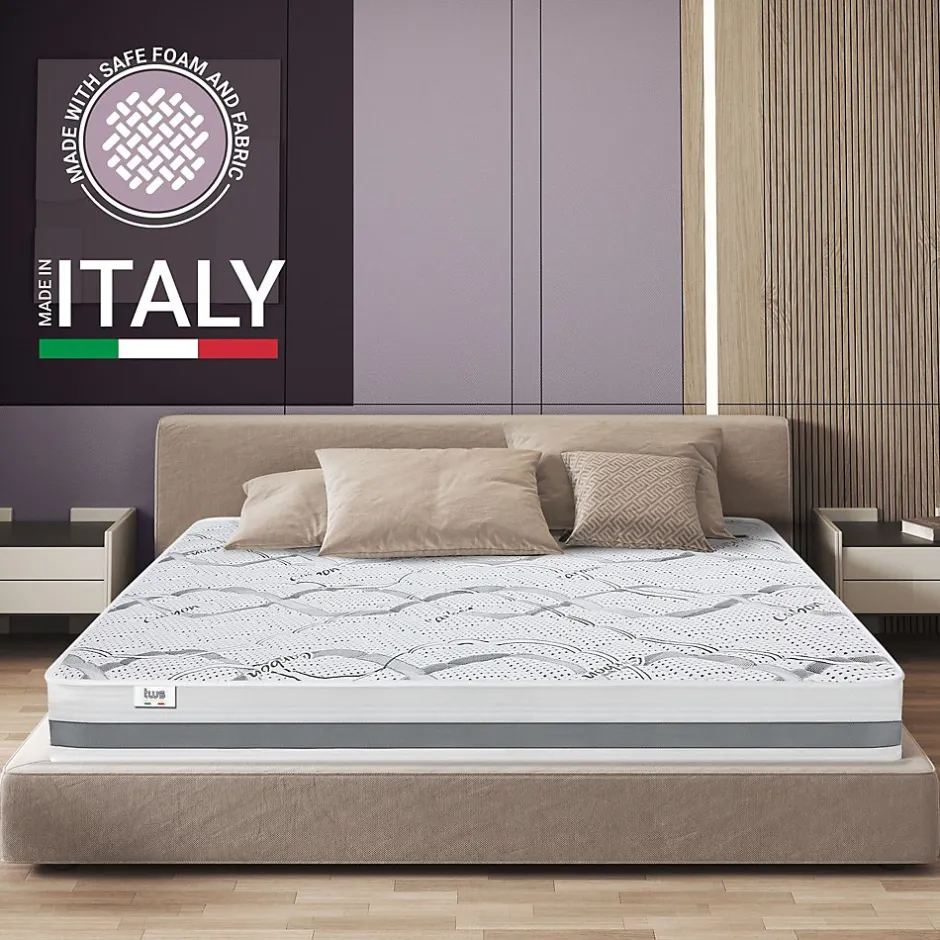 The White Stone Matelas Orthopédique 70x140 cm Fermeté Moyenne