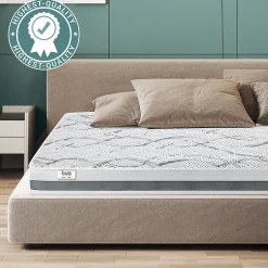 The White Stone Matelas Orthopédique 200x220 cm Fermeté Moyenne