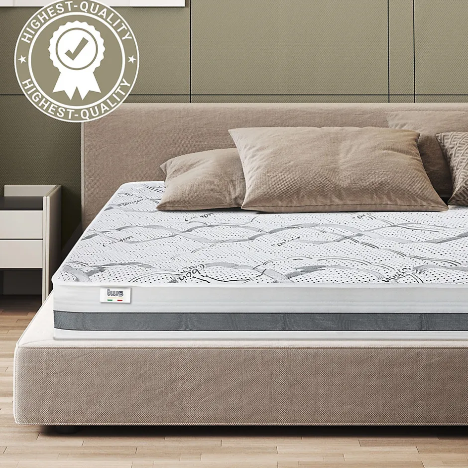 The White Stone Matelas Orthopédique 170x220 cm Fermeté Moyenne