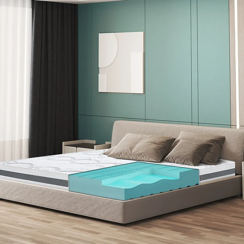 The White Stone Matelas Orthopédique 200x240 cm Fermeté Moyenne