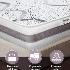 The White Stone Matelas Orthopédique 75x220 cm Fermeté Moyenne Online
