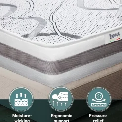 The White Stone Matelas Orthopédique 110x190 cm Fermeté Moyenne Online