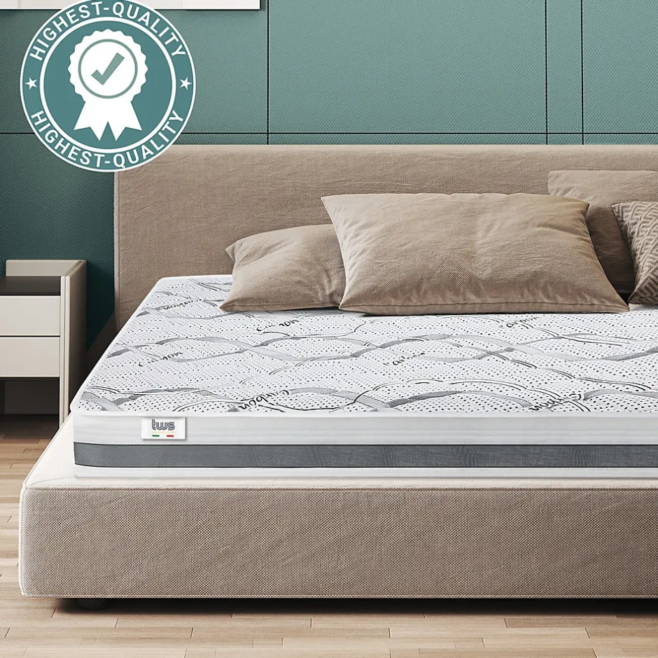 The White Stone Matelas Orthopédique 95x180 cm Fermeté Moyenne