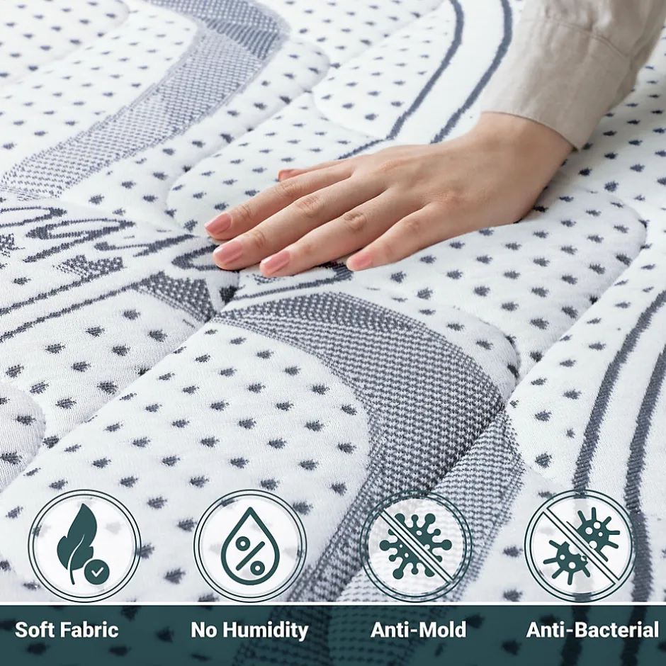The White Stone Matelas Orthopédique 95x180 cm Fermeté Moyenne