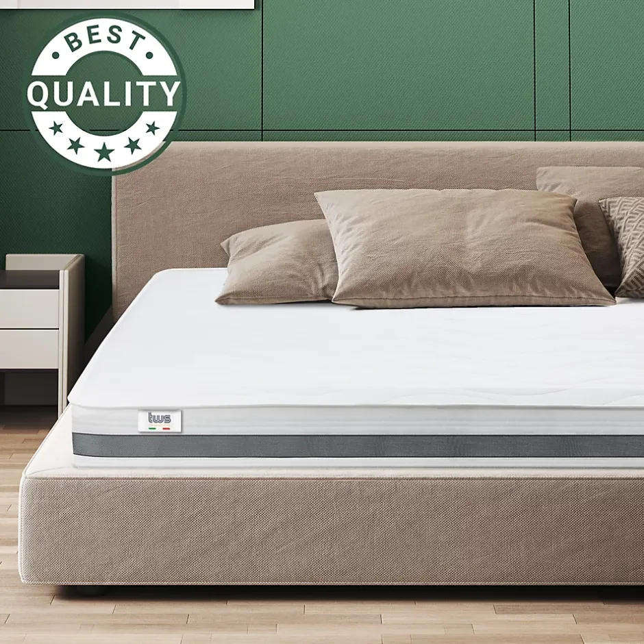 The White Stone Matelas 145x195 cm en Mousse Antibactérien Sale