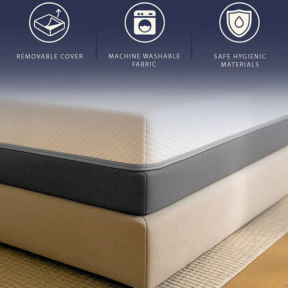The White Stone Matelas 140x190 Memory Foam et Mousse Haut 22 cm Sale