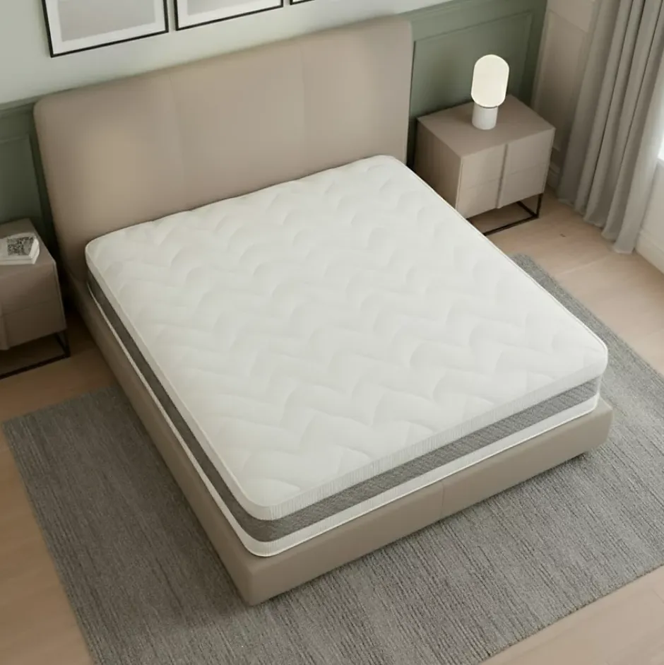 The White Stone Matelas 90x200 20cm à fermeté élevée Discount
