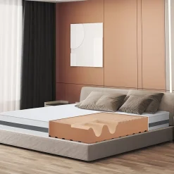 The White Stone Matelas 150x195 cm en Mousse Antibactérien Clearance