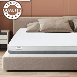 The White Stone Matelas 150x195 cm en Mousse Antibactérien Clearance