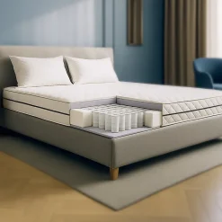 The White Stone Matelas 160x200 à Ressorts Ensachés et Mousse, 24 cm Outlet