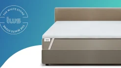 The White Stone Surmatelas en mousse à mémoire de forme 75 x 185 cm