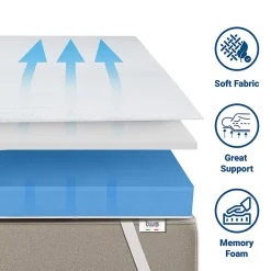 The White Stone Surmatelas en mousse à mémoire de forme 90 x 200 cm Sale
