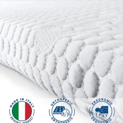 The White Stone Surmatelas en mousse à mémoire de forme 85 x 190 cm