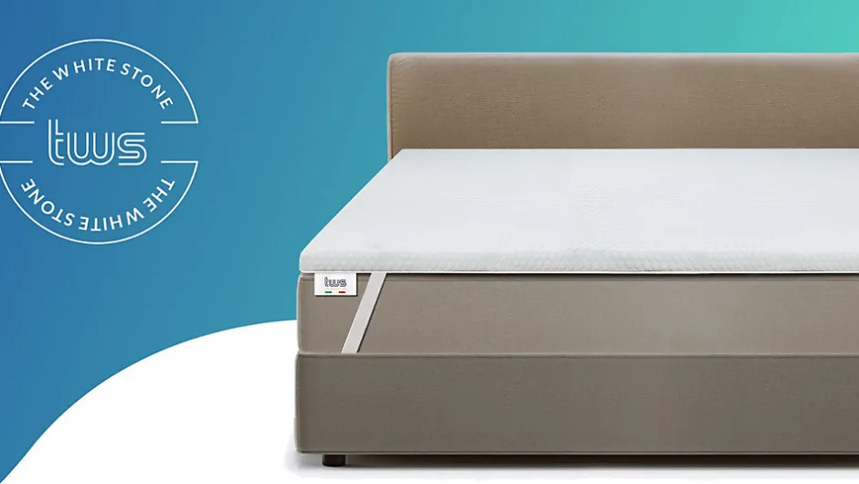 The White Stone Surmatelas en mousse à mémoire de forme 70 x 200 cm